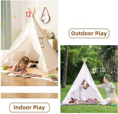 1.6M Kids Tent Play House Wigwam for Children Portable Child Tipi Tents Teepee Toddler Ball Pit Girl Castle Play Room Teepee