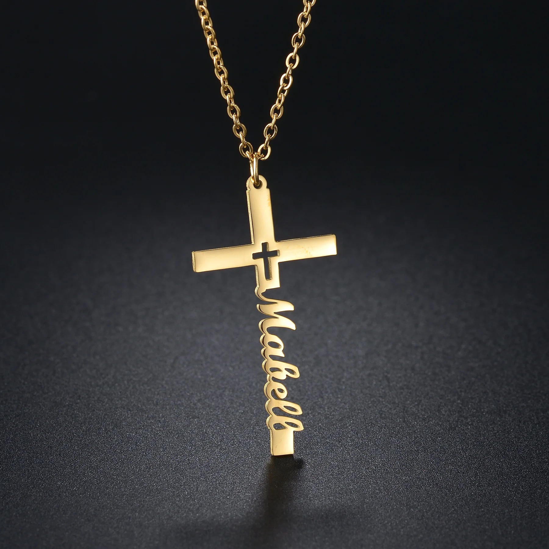 Atoztide Custom Cross Necklace