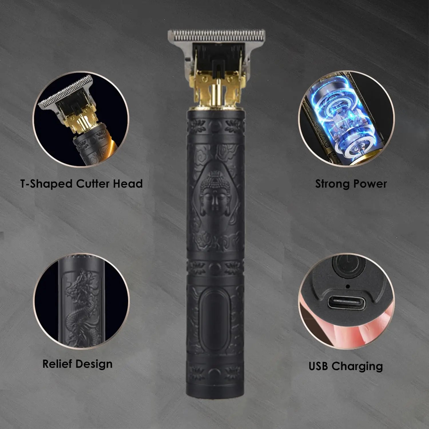 Hair Clipper Beard Shaving Body Hair Trimmer Clippers Electric Hair Cutting Machine Professional Barber Men Trimmer Shaver