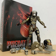 NECA-figur Jungle Hunter Predator Actionfigur Alien Samlarmodell Leksaker Gemensam rörlig docka Nyårspresent för barn