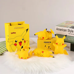 Pokemon Pikachu nattlampa Glödande barnleksak Pokemon Pikachu Söt sänglampa Barnfödelsedagsjulklapp